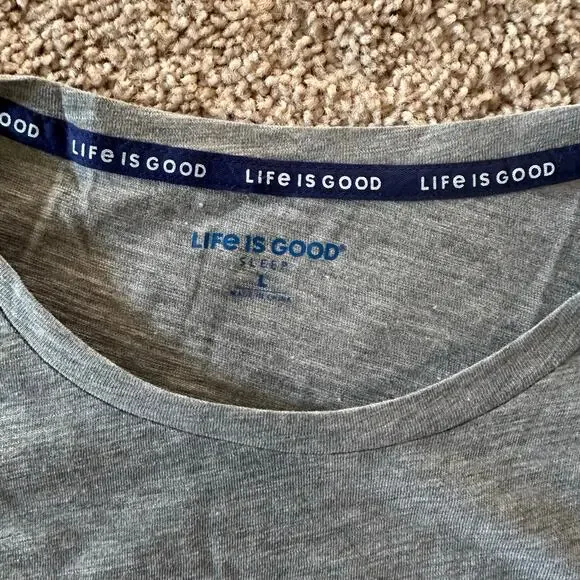 Life Is Good 2 Piece Pajama Sleep Set Women’s Large Winnie the Pooh NWT - Picture 4 of 5